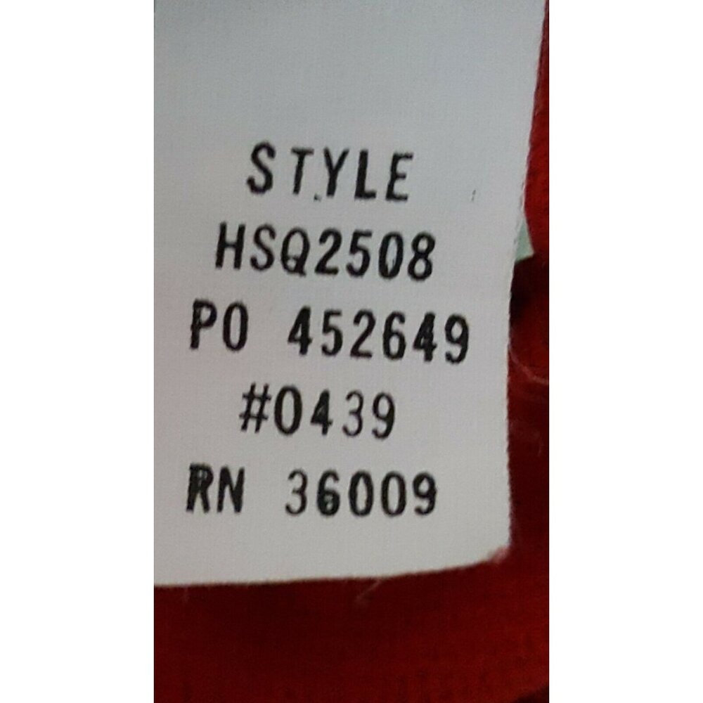 Calvin Klein Sport Vintage Red Cardigan Sweater Women’s M Button Front Long Slv - Picture 9 of 9